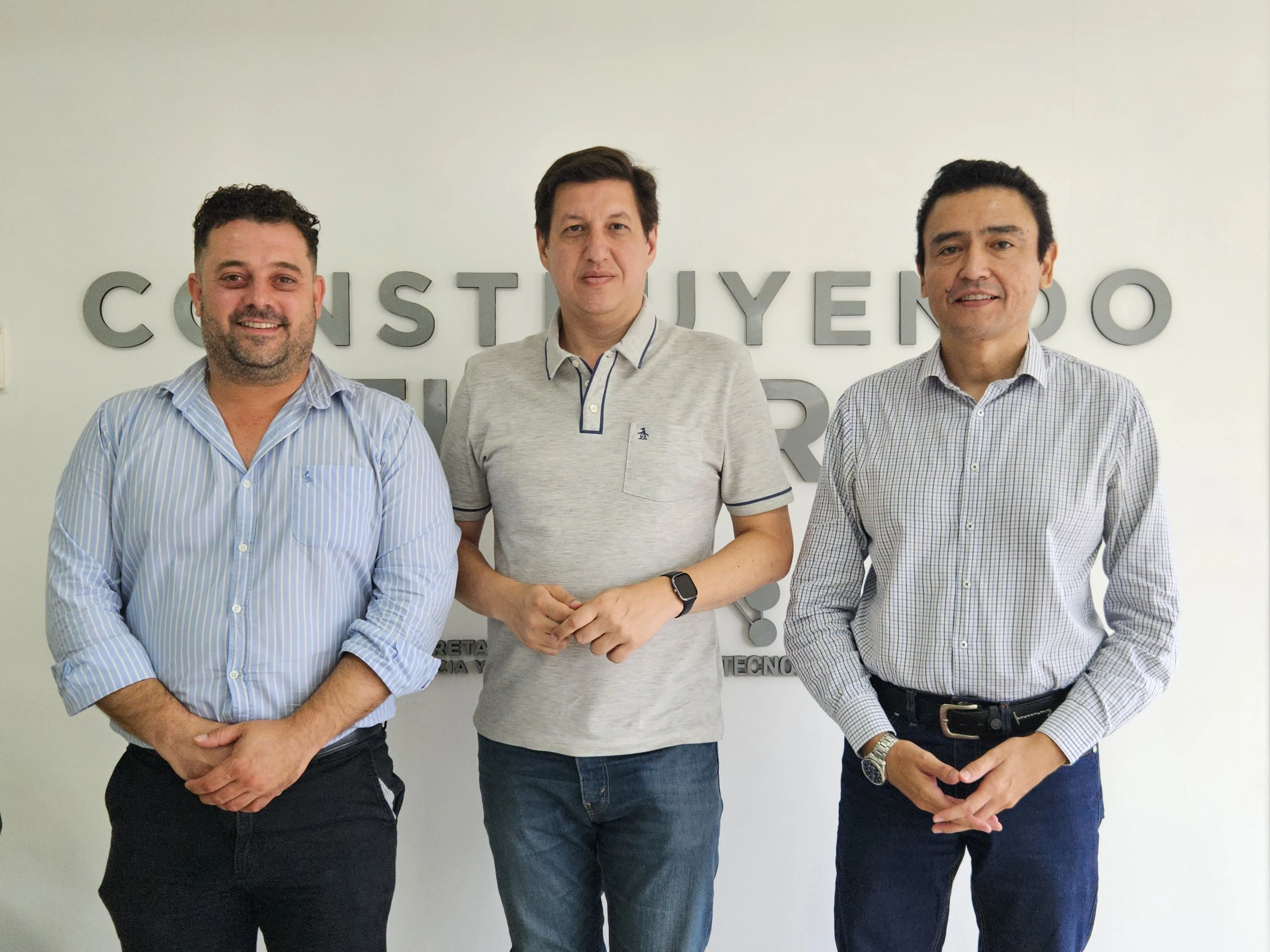 Hugo Vera, Fernando Peirano y Christian Albrecht